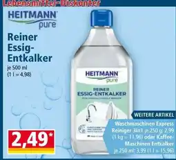 Norma Reiner Essig- Entkalker Angebot