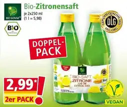 Norma Bio-Zitronensaft Angebot