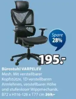 JYSK Bürostuhl varpelev Angebot