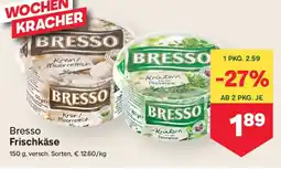MPreis Bresso frischkäse Angebot