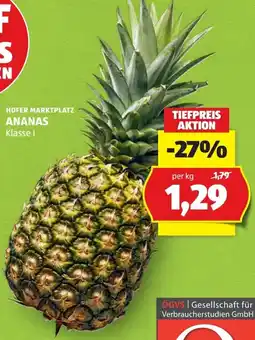 Hofer Hofer Marktplatz Ananas Angebot