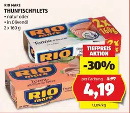 Hofer Rio Mare Thunfischfilets Angebot