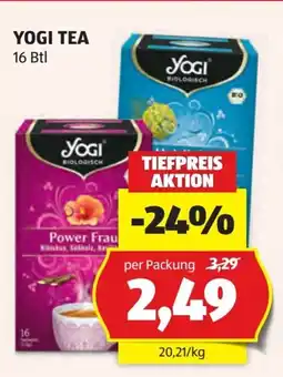 Hofer Yogi tea Angebot