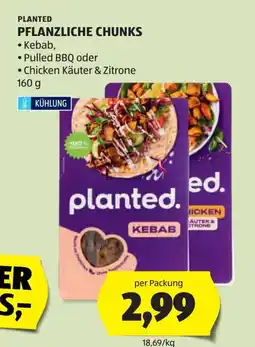 Hofer Planted pflanzliche chunks Angebot