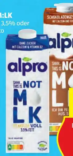 Hofer Alpro Not Milk Drink Angebot