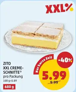 PENNY Zito xxl creme schnitte Angebot