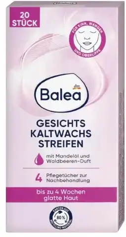 dm Balea Gesichts Kaltwachsstreifen Angebot