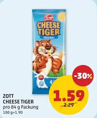 PENNY Zott cheese tiger Angebot