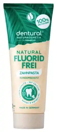 dm dentural Zahnpasta Natural fluoridfrei Angebot