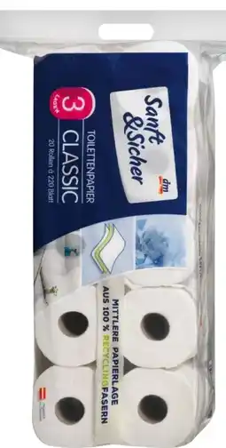 dm Sanft & Sicher Toilettenpapier Classic Angebot