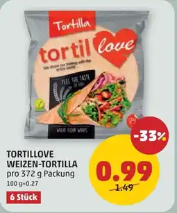 PENNY Tortillove weizen-tortilla Angebot