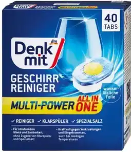 dm Denkmit Geschirrspül-Tabs Multi-Power Angebot