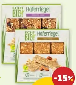 PENNY Echt Bio Haferriegel Angebot