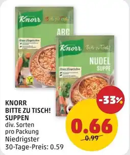 PENNY Knorr bitte zu tisch suppe Angebot