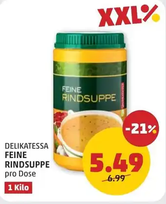 PENNY Delikatessa Feine Rindsuppe Angebot