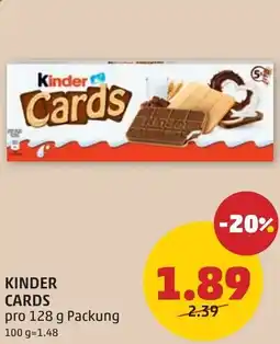PENNY Kinder cards Angebot