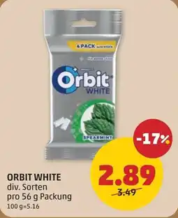 PENNY Orbit white Angebot
