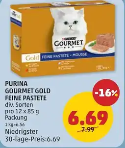 PENNY Purina Gourmet Gold Feine Pasteten Angebot