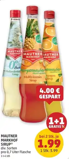PENNY Mautner markhof sirup Angebot