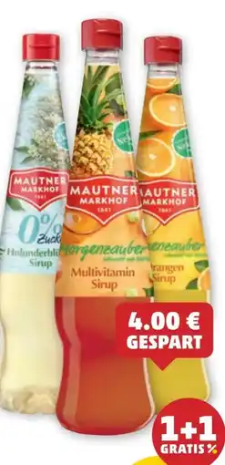 PENNY Mautner Markhof Sirup Angebot