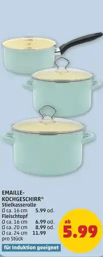 PENNY Emaille- kochgeschirr stielkasserolle Angebot