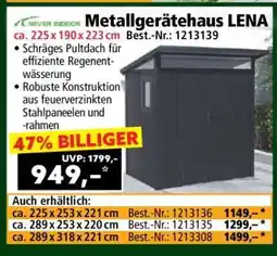 Norma Metallgerätehaus LENA Angebot