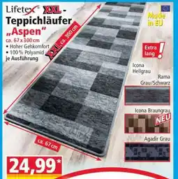 Norma Lifetex XXL-Teppichläufer Aspen Angebot