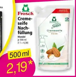 Norma Frosch Cremeseife Nachfüllung Mandel Angebot