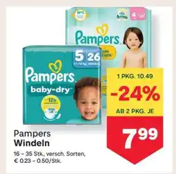 MPreis Pampers Windeln Angebot