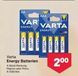 MPreis Varta Energy Batterien Angebot