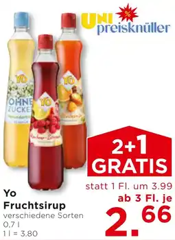 Unimarkt YO Fruchtsirup Angebot