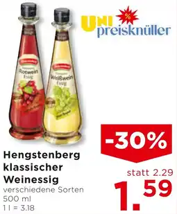 Unimarkt Hengstenberg Weinessig Angebot