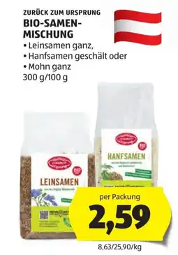 Hofer Bio-Samenmischung Angebot