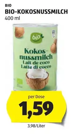 Hofer Bio Bio-Kokosnussmilch Angebot