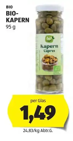 Hofer Bio-Kapern Angebot