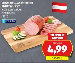 Hofer Hartwurst Angebot