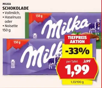 Hofer Milka Schokolade Angebot