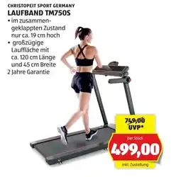 Hofer Christopeit Sport Laufband Tm750s Angebot