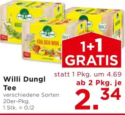 Unimarkt Willi Dungl Tee Angebot