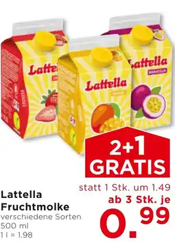 Unimarkt Lattella Fruchtmolke Angebot