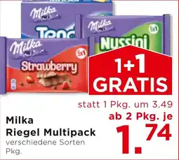 Unimarkt Milka riegel multipack Angebot