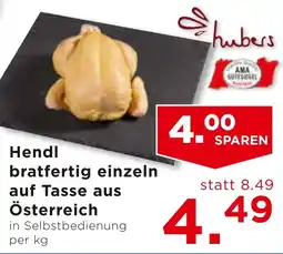 Unimarkt Hendl bratfertig einzeln auf Tasse aus Österreich Angebot
