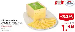 Unimarkt Kärntnermilch Drautaler 45% F.i.T. Angebot