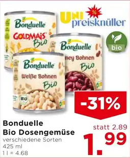 Unimarkt Bonduelle Bio Dosengemüse Angebot