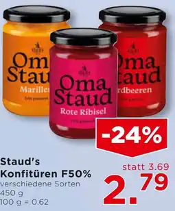 Unimarkt Staud's Konfitüren F50% Angebot