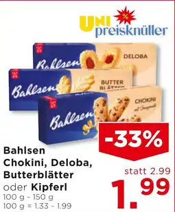 Unimarkt Bahlsen Chokini, Deloba, Butterblätter Angebot