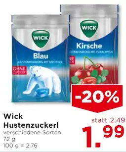 Unimarkt Wick Hustenzuckerl Angebot
