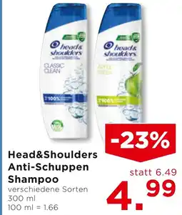 Unimarkt Head& shoulders anti-schuppen Angebot