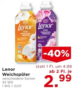 Unimarkt Lenor weichspüler Angebot