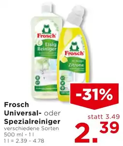 Unimarkt Frosch universal- oder spezialreiniger Angebot